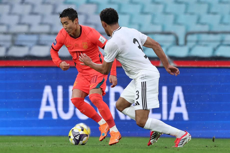 [图]张玉宁传射韦世豪破门 国足两球完胜库拉索